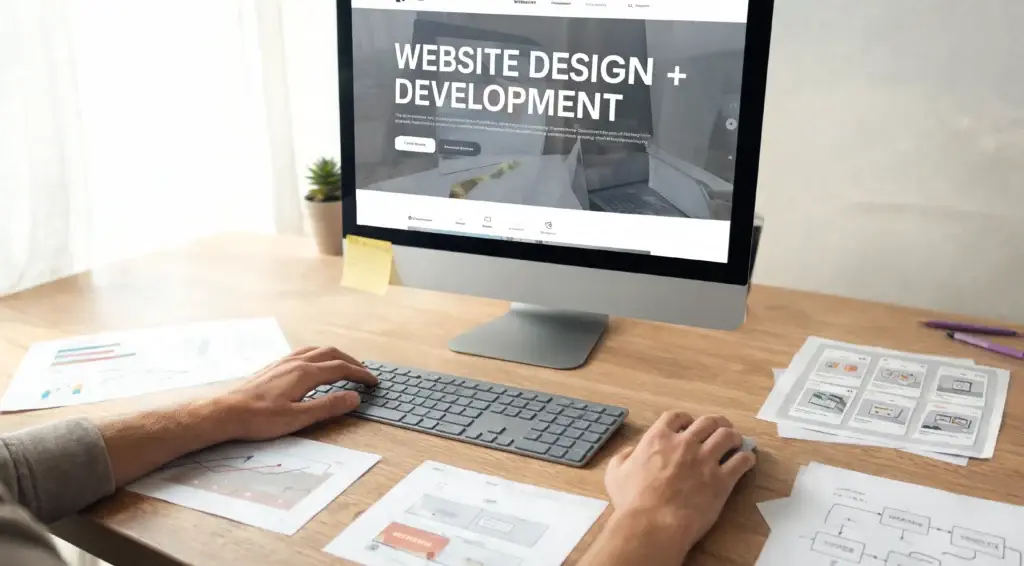 Sylntra website design and development workspace